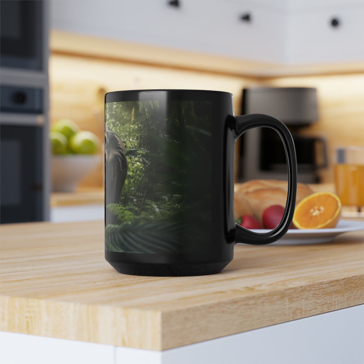 Elephant Mug - 15 oz Ceramic Mug