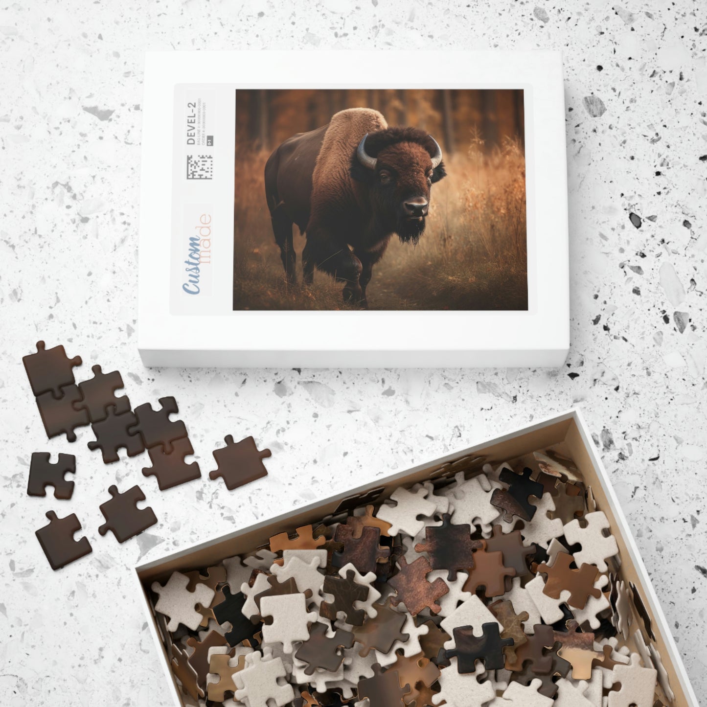 buffalo jigsaw puzzle box