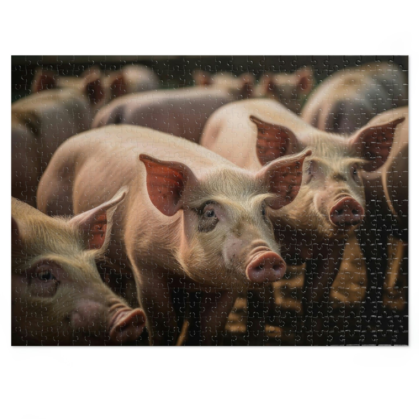 Pigs 3 Puzzle: (500, 1000 piece)