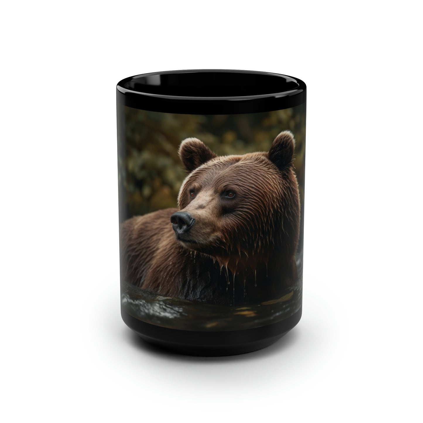 Grizzly Bear Mug - 15 oz Ceramic Mug