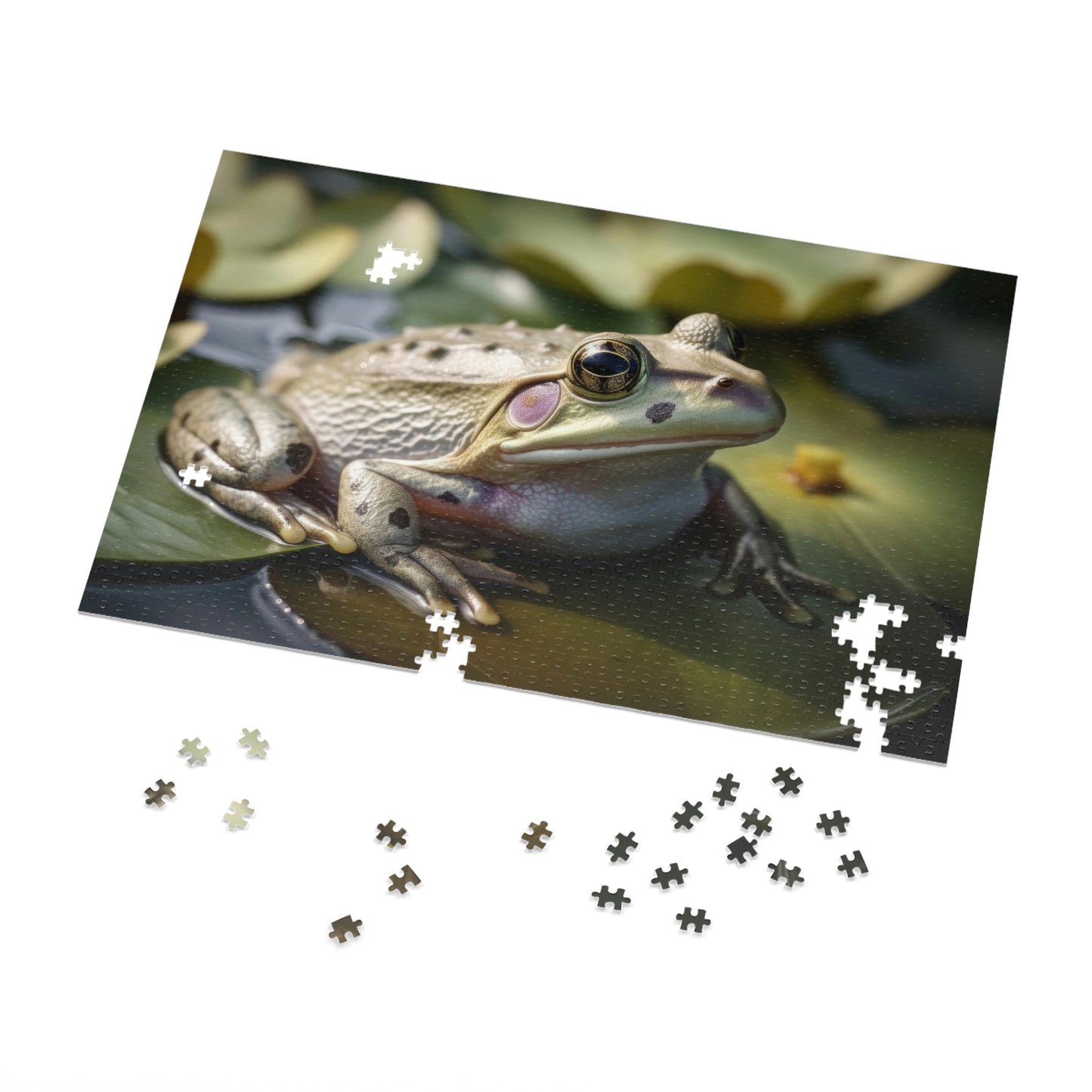 Frog's Waterlily 1 (500, 1000 piece)