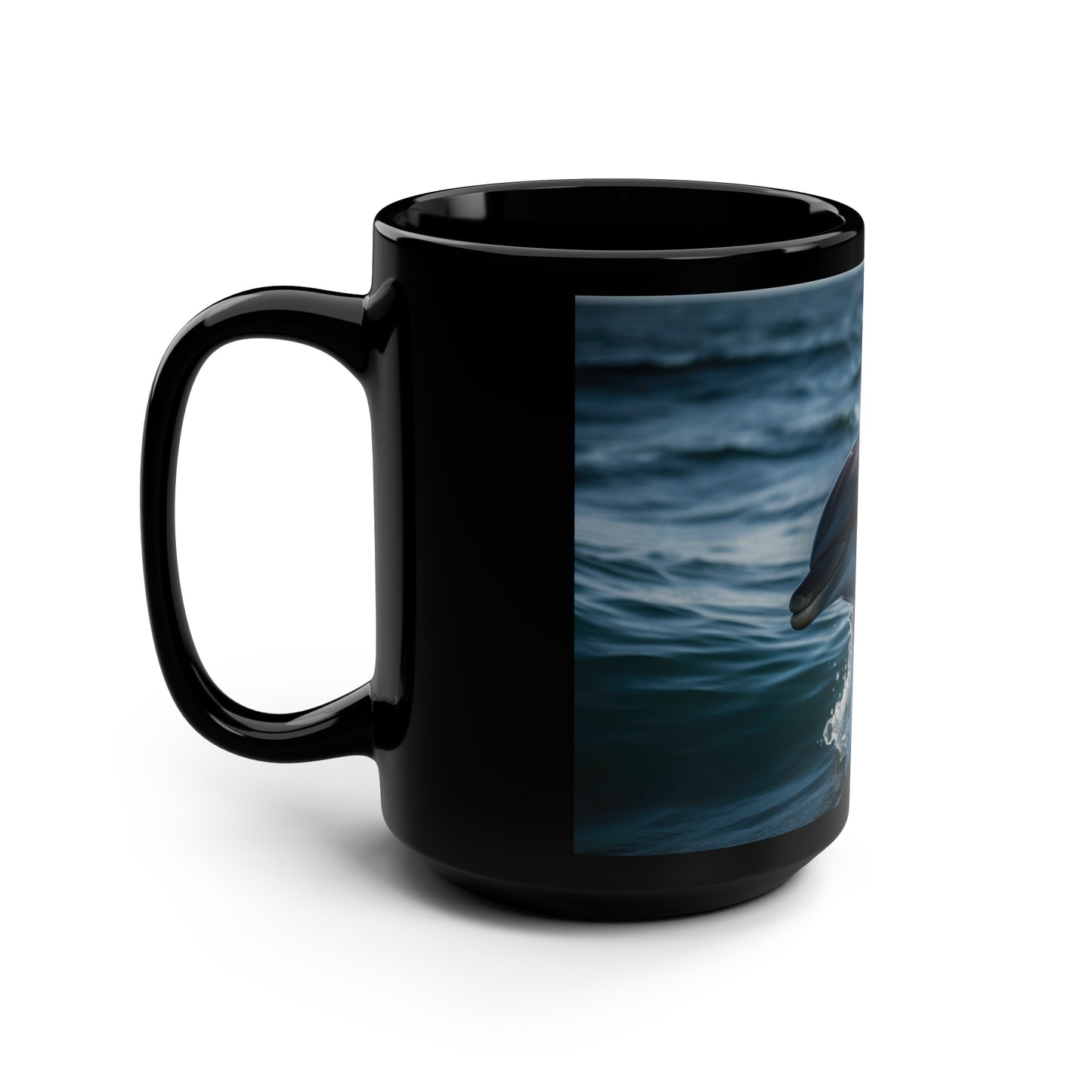 Dolphin Mug - 15 oz Ceramic Mug