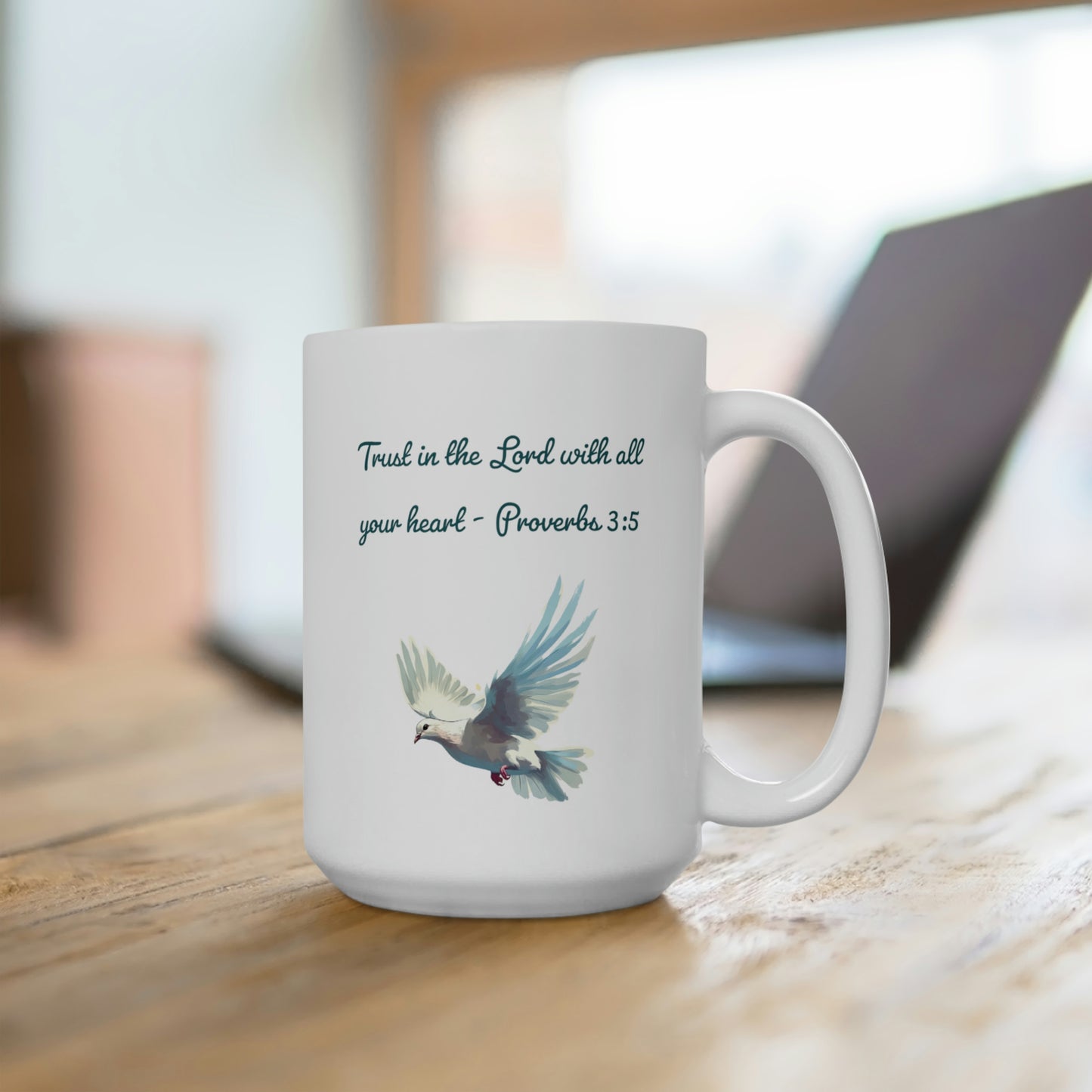 Trust in the Lord, Proverbs 3:5 Mug 15oz