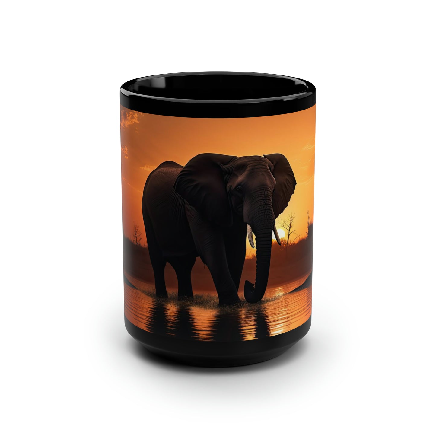 Elephant Mug - 15 oz Ceramic Mug