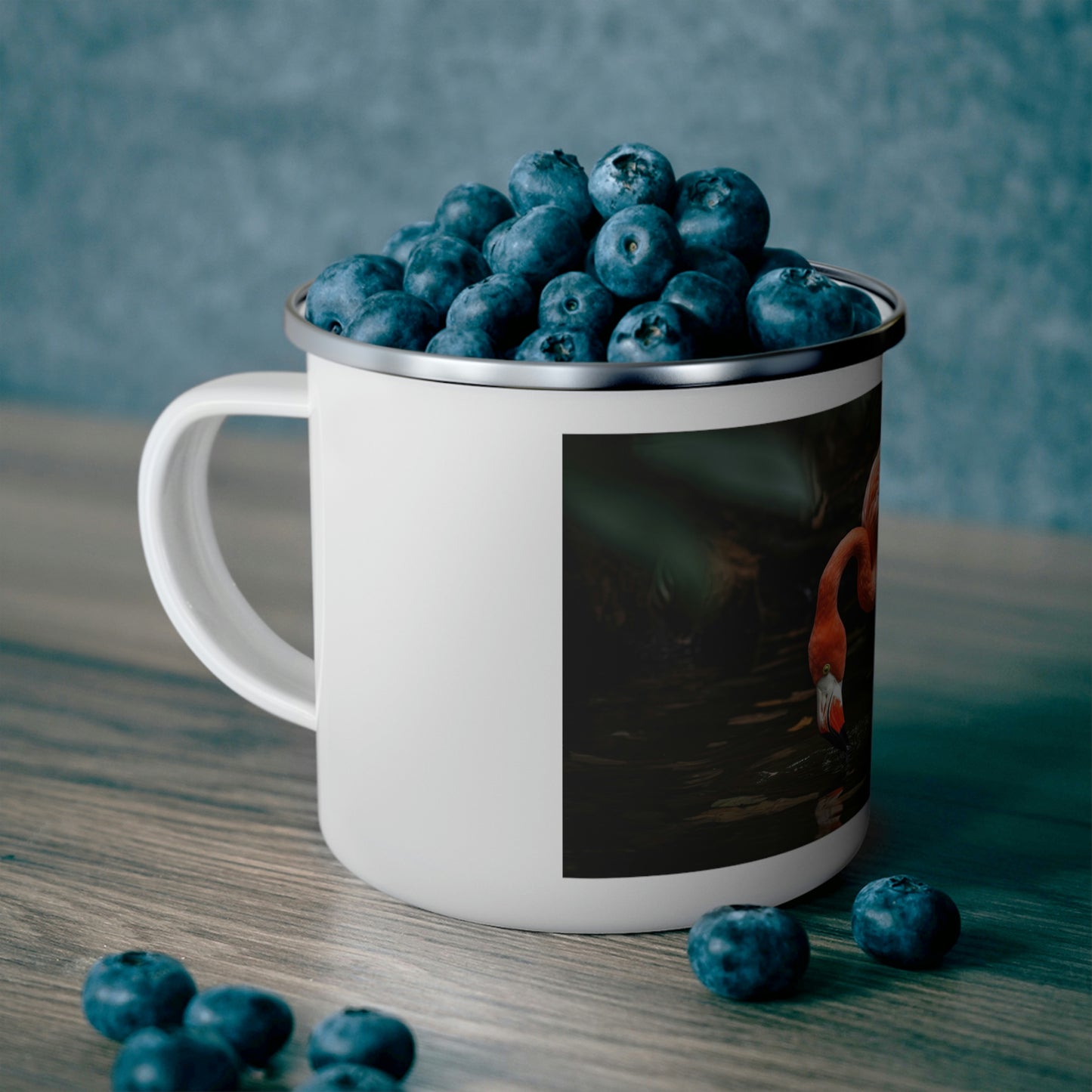 Flamingo Camping Mug, Enamel