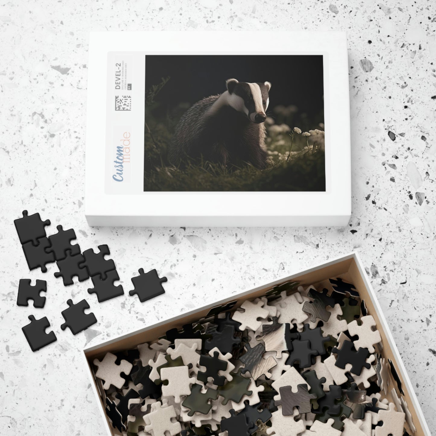badger jigsaw puzzle box