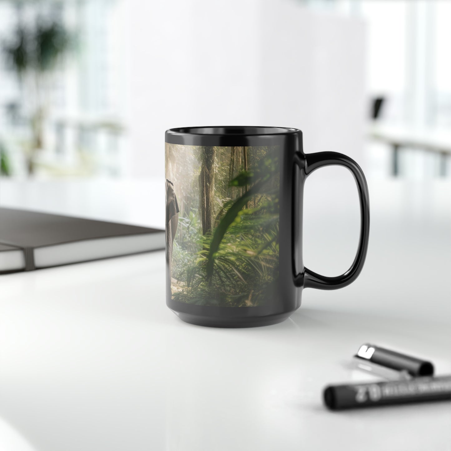 Elephant Mug - 15 oz Ceramic Mug