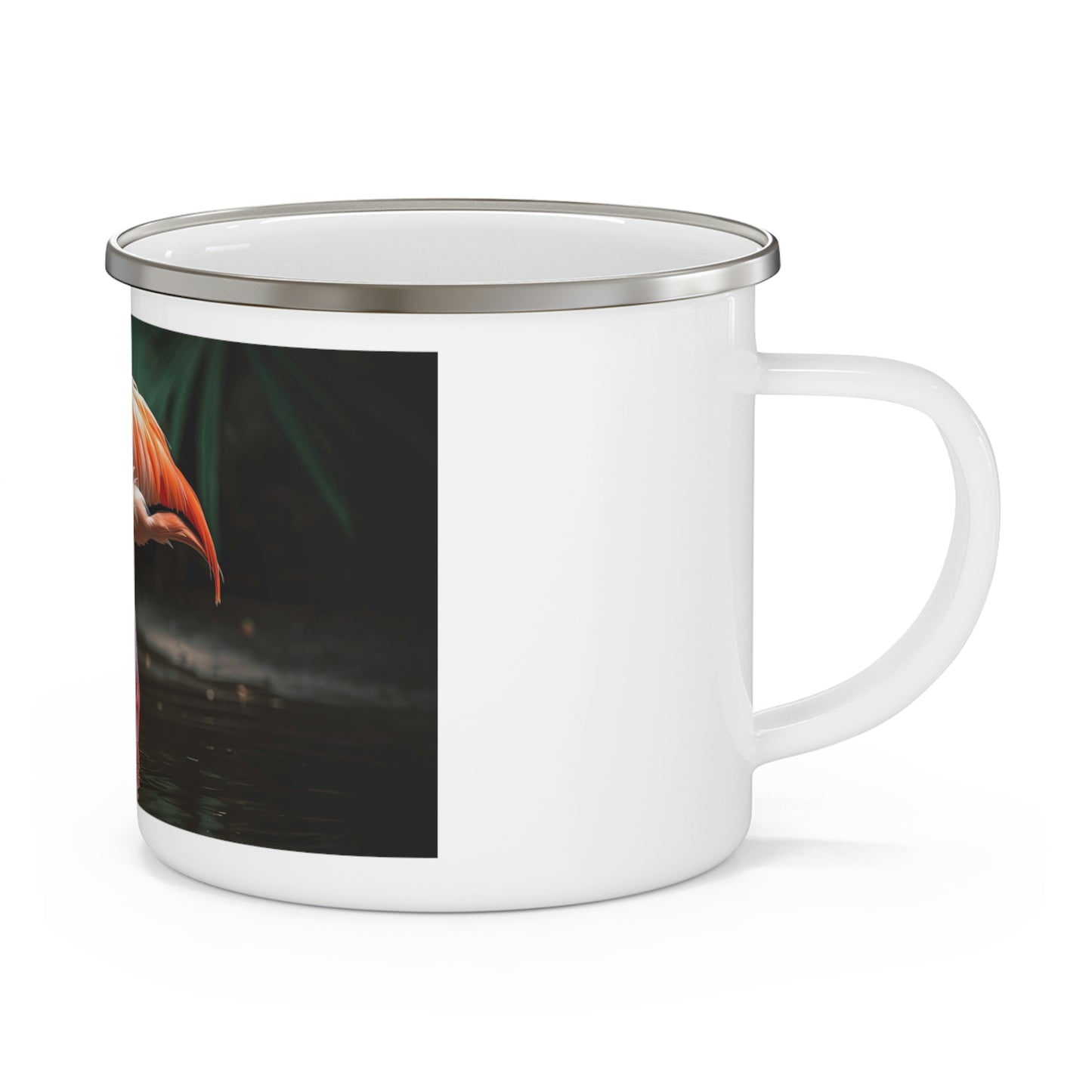 Flamingo Camping Mug, Enamel