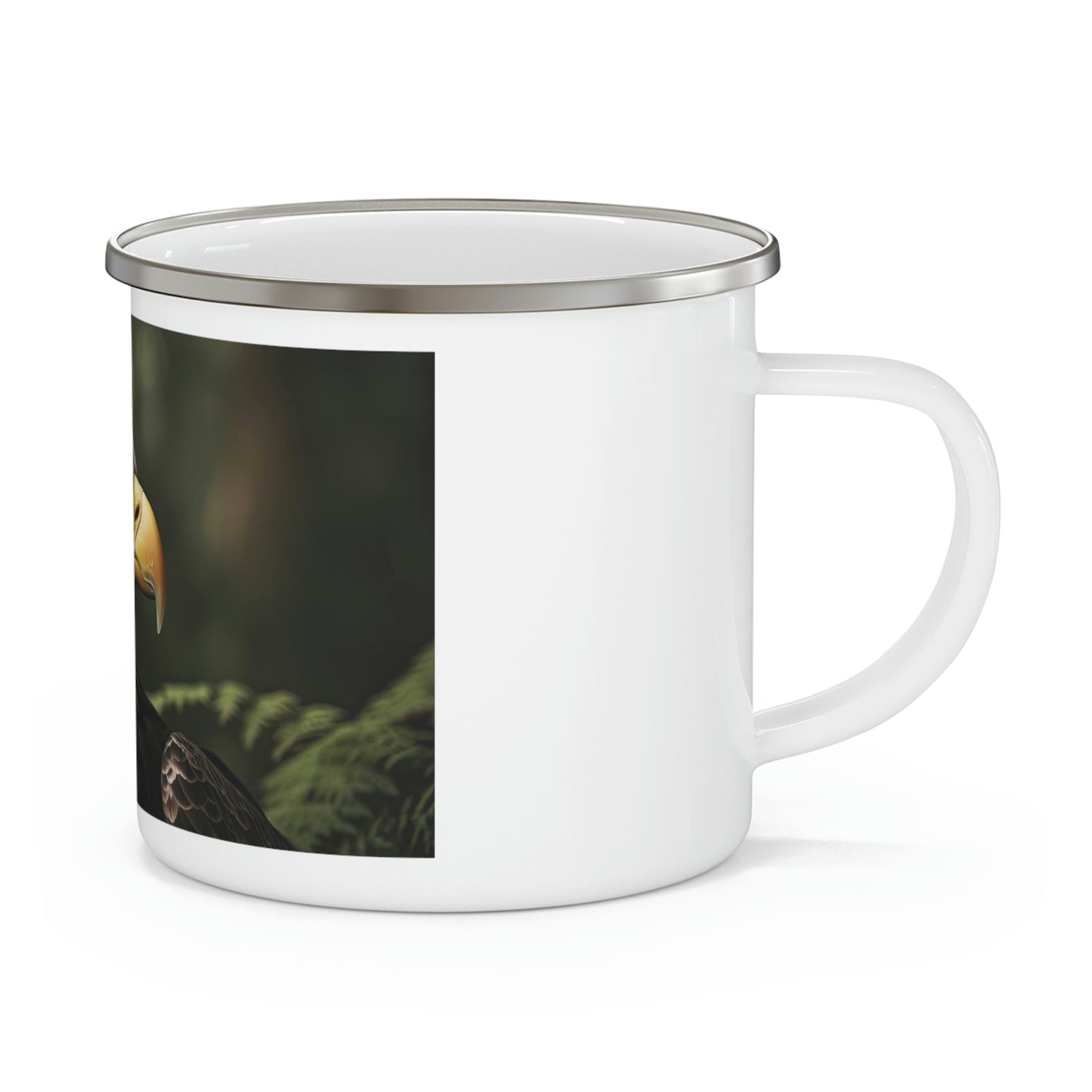 American Eagle Camping Mug side view