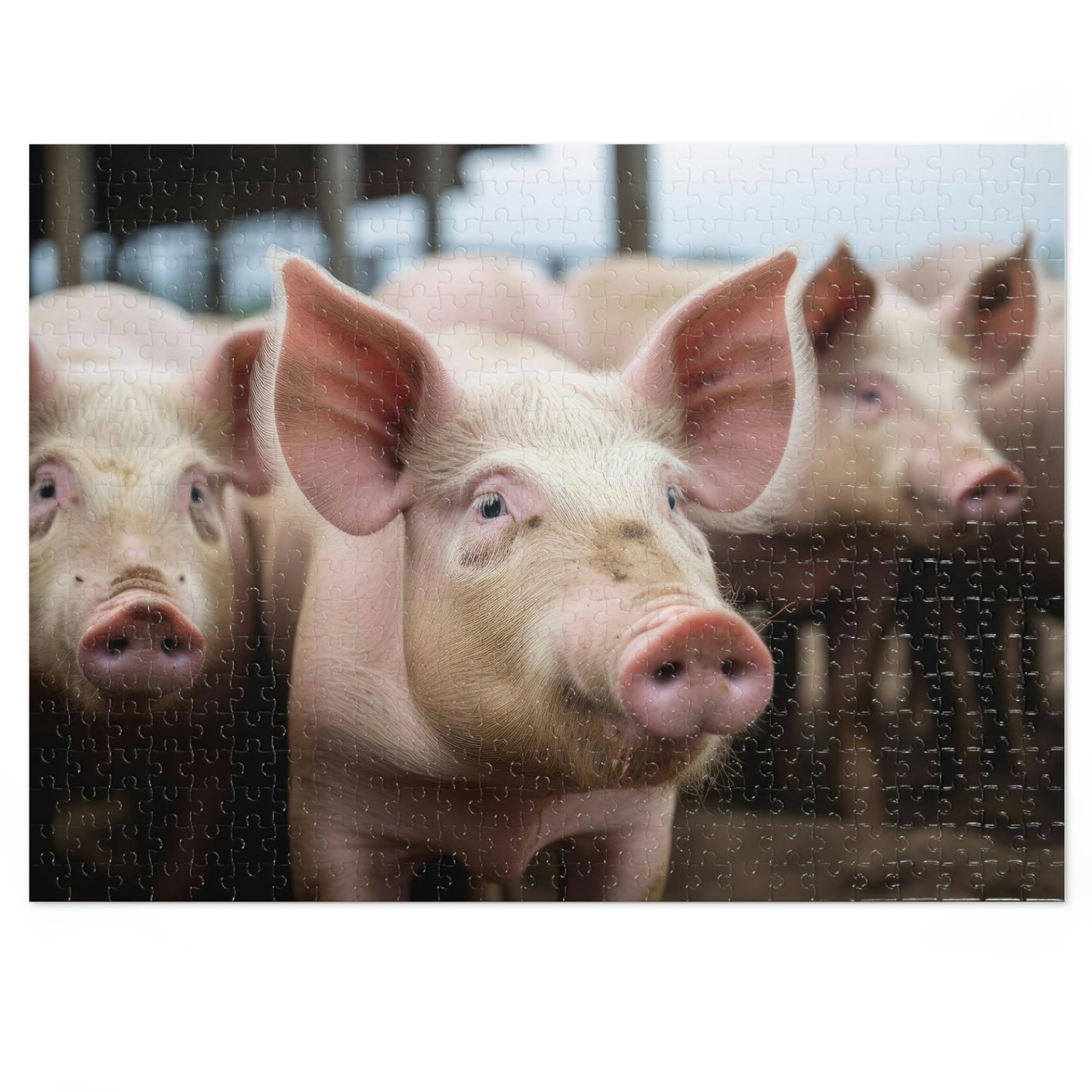 Pigs Puzzle 1: (500, 1000 piece)