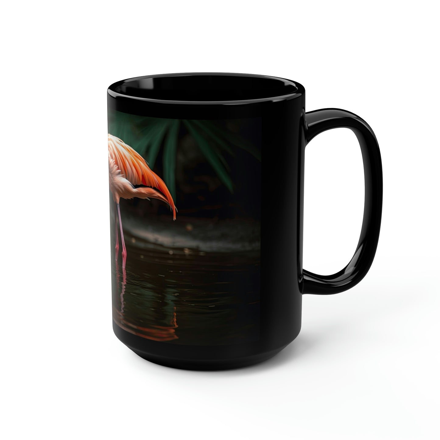 Flamingo Mug - 15 oz Ceramic Mug
