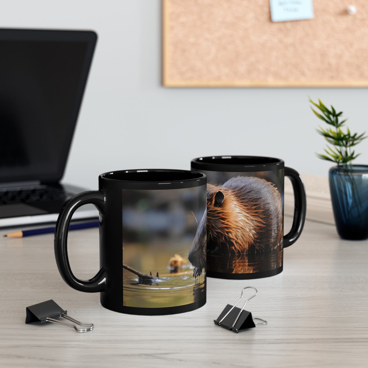 Beaver Mug - 11 oz Ceramic Mug
