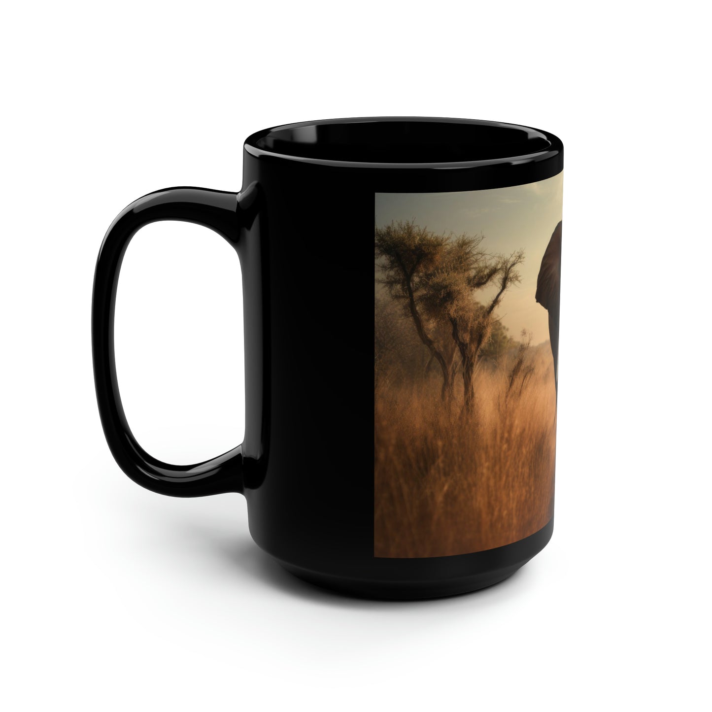 Elephant Mug - 15 oz Ceramic Mug