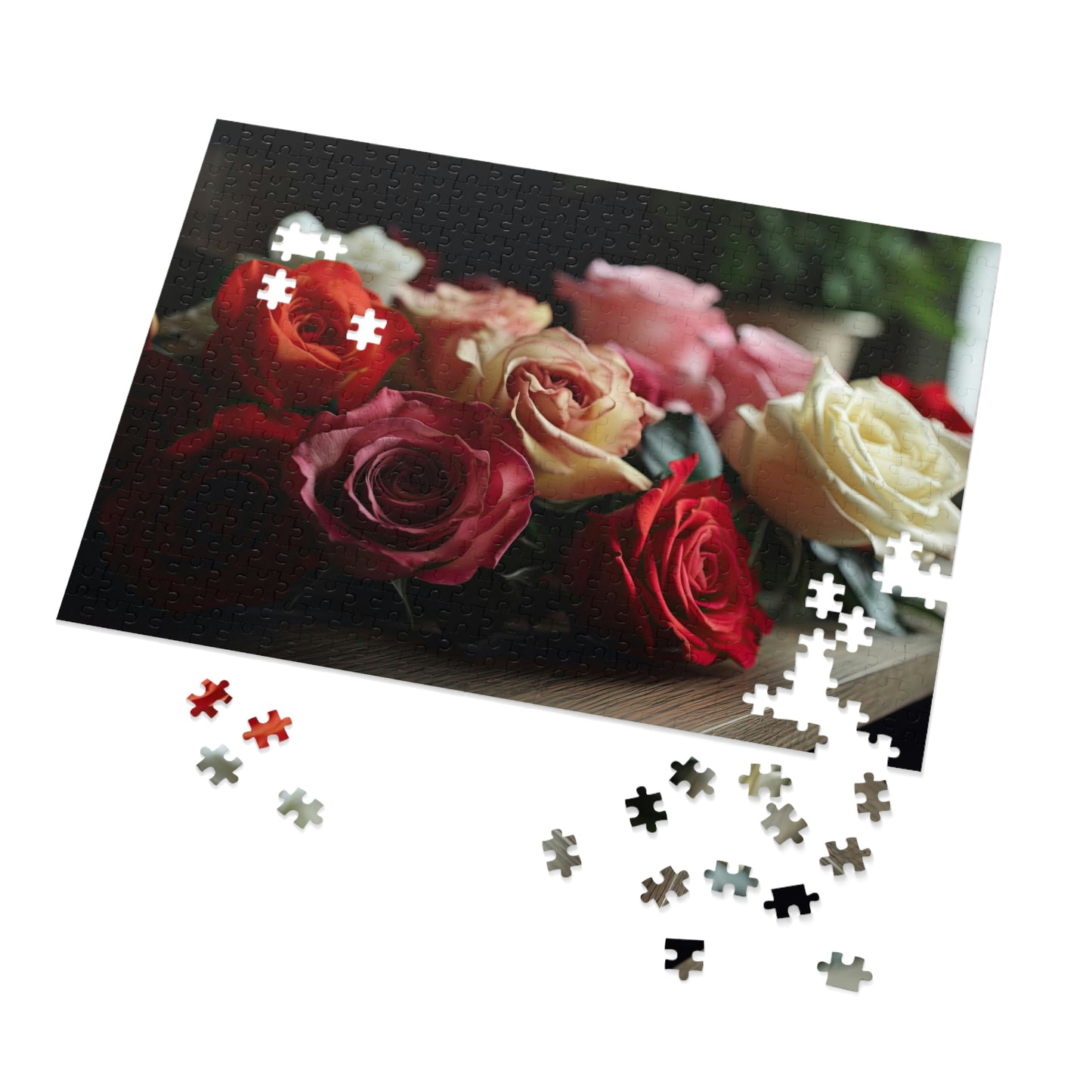 Timeless Roses 1 Puzzle (500, 1000 piece)