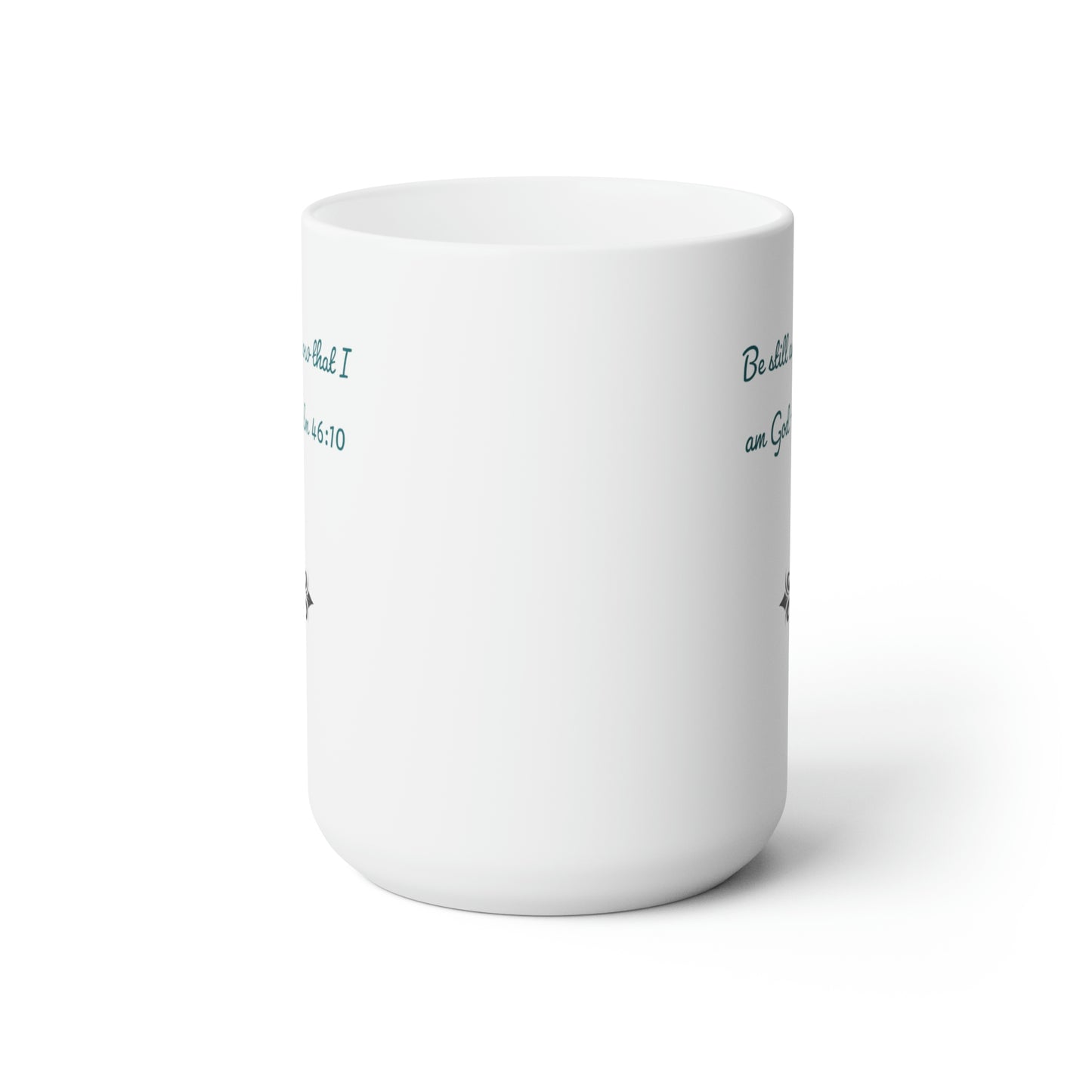 coffee mug back view