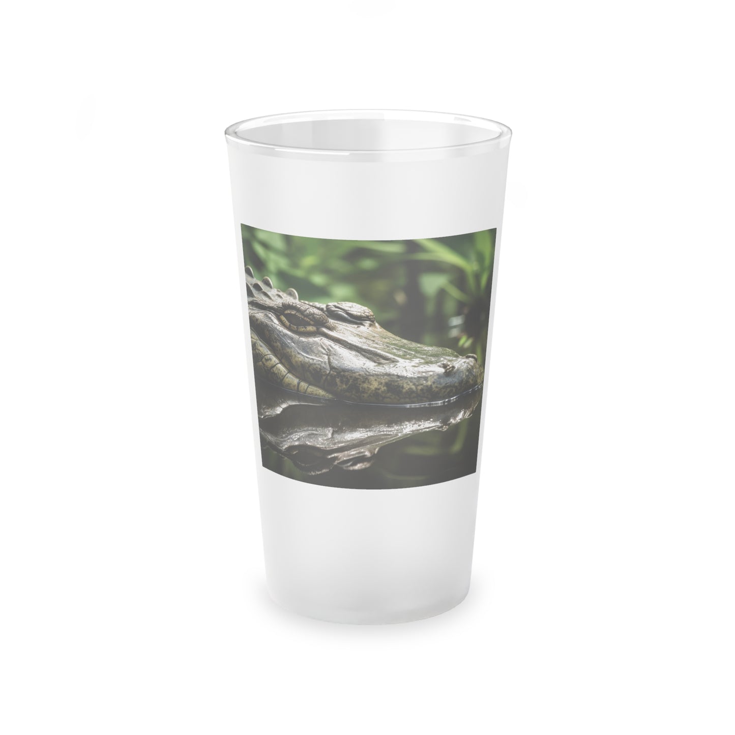 Alligator Frosted Pint Glass, 16oz