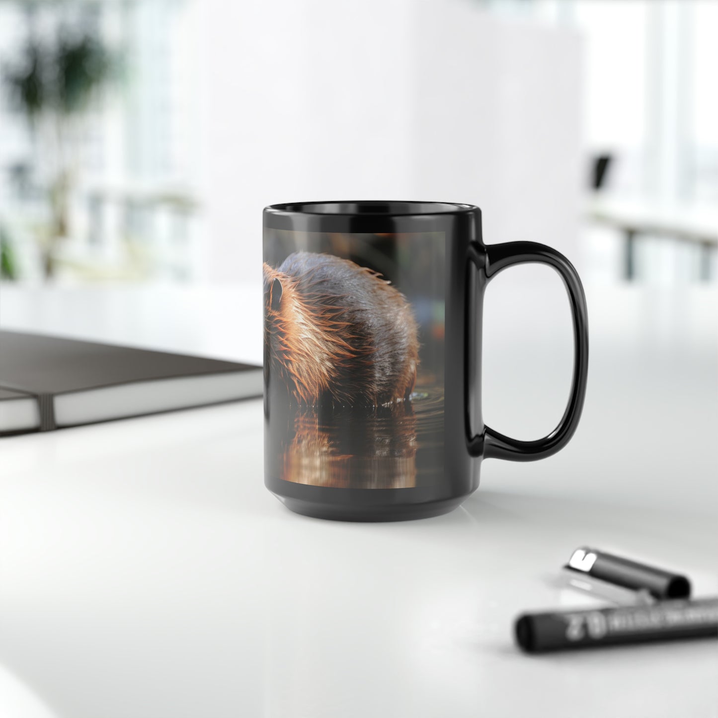 Beaver Mug - 15 oz Ceramic Mug