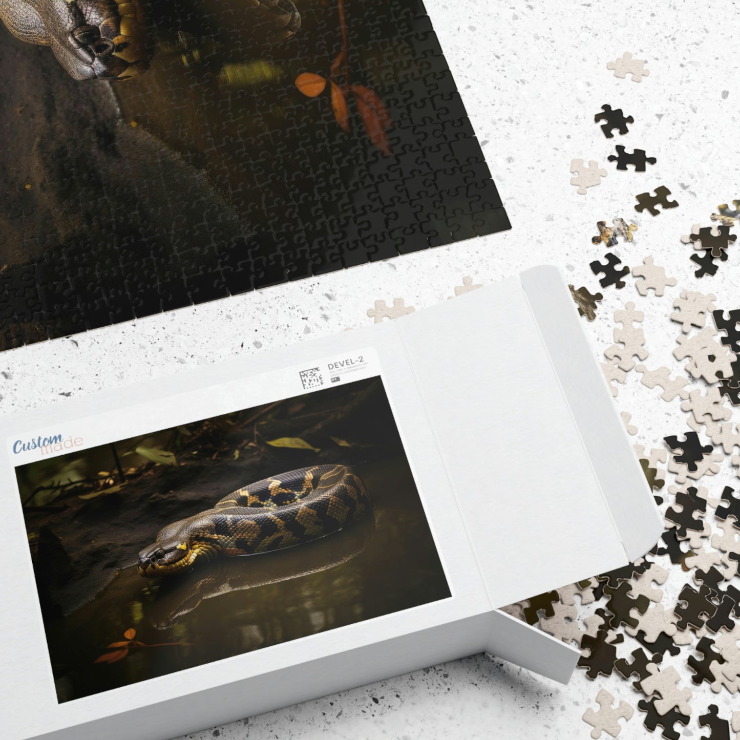 anaconda jigsaw puzzle box