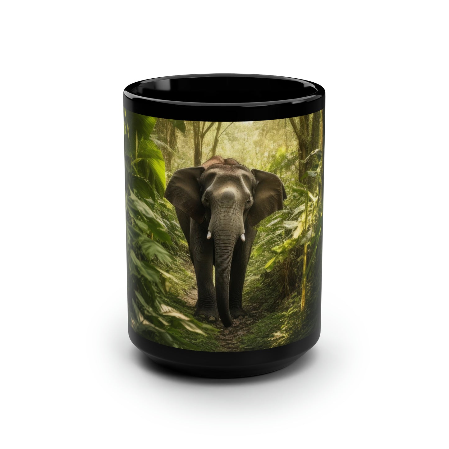 Elephant Mug - 15 oz Ceramic Mug