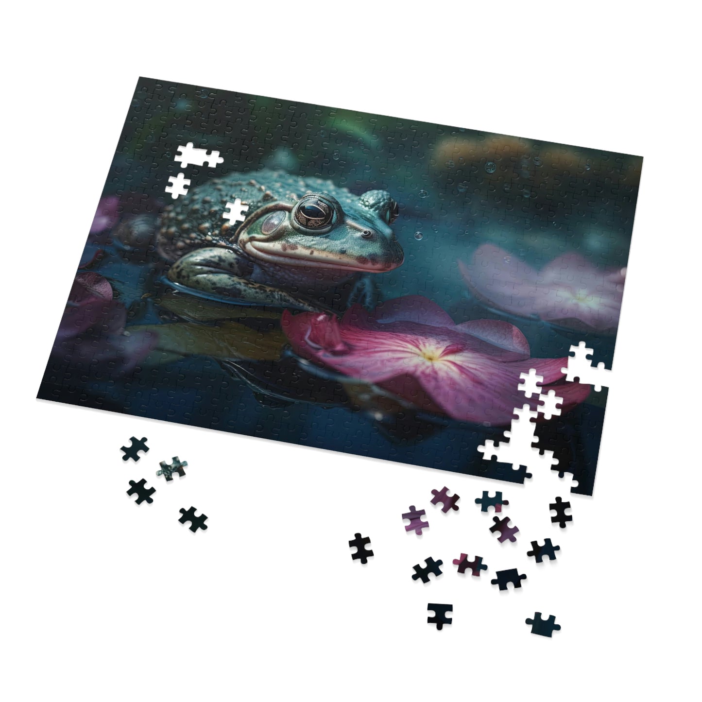 Frog's Waterlily 4 (500, 1000 piece)