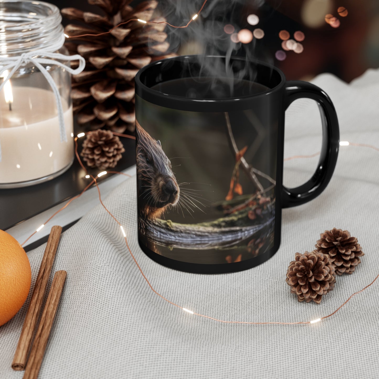 Beaver Mug - 11 oz Ceramic Mug