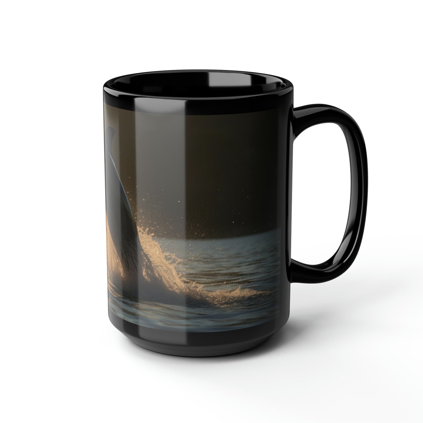 Dolphin Mug - 15 oz Ceramic Mug