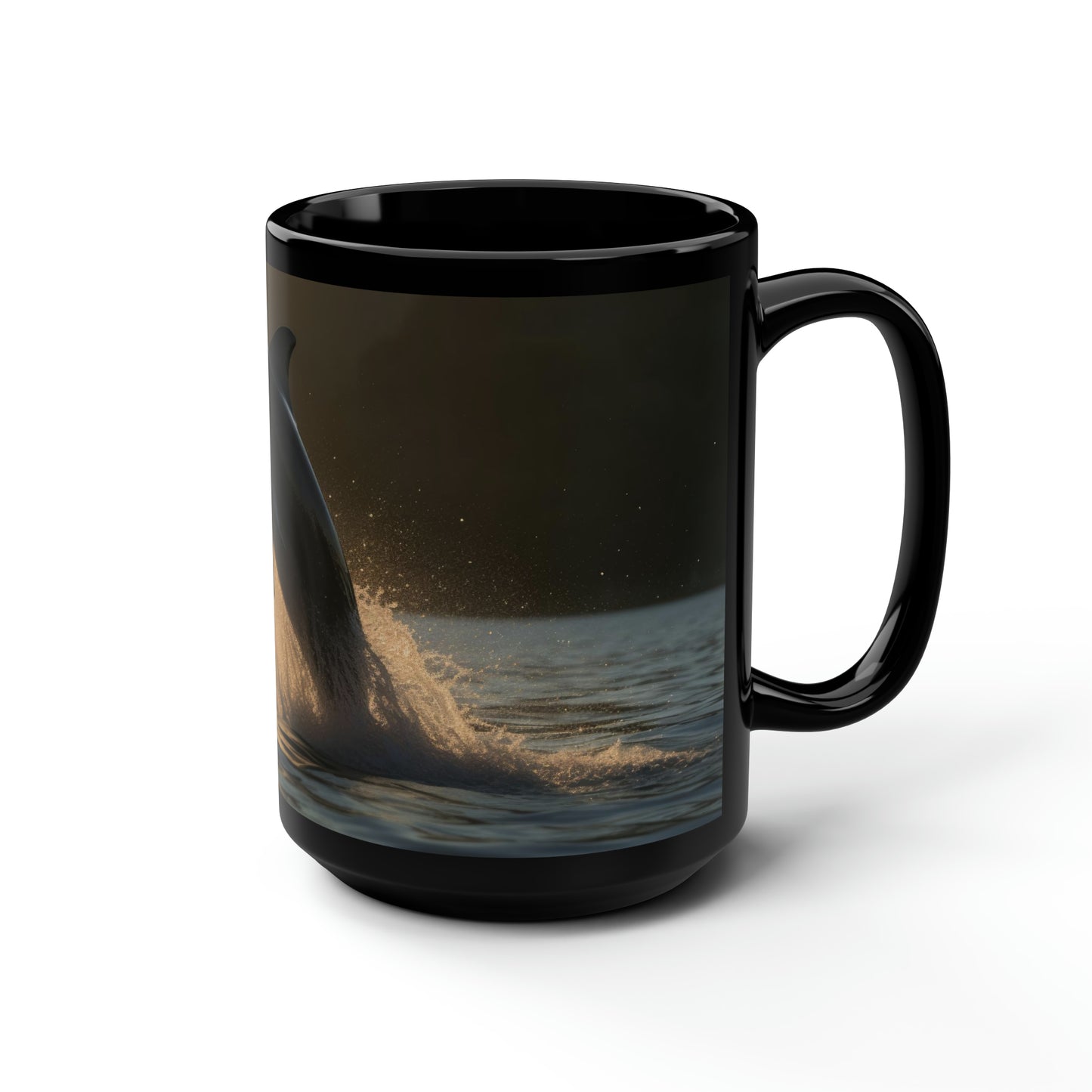 Dolphin Mug - 15 oz Ceramic Mug