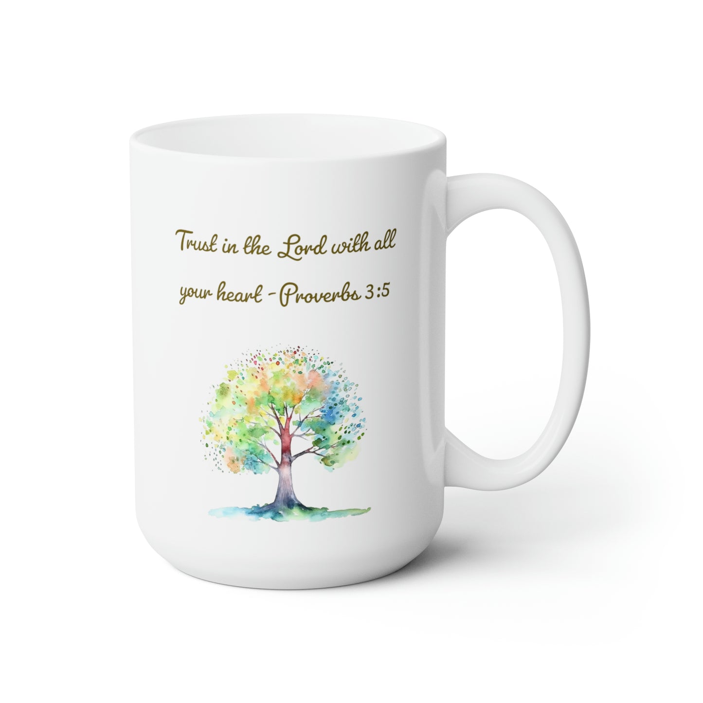 Trust in the Lord Tree Proverbs 3:5 Mug 15oz