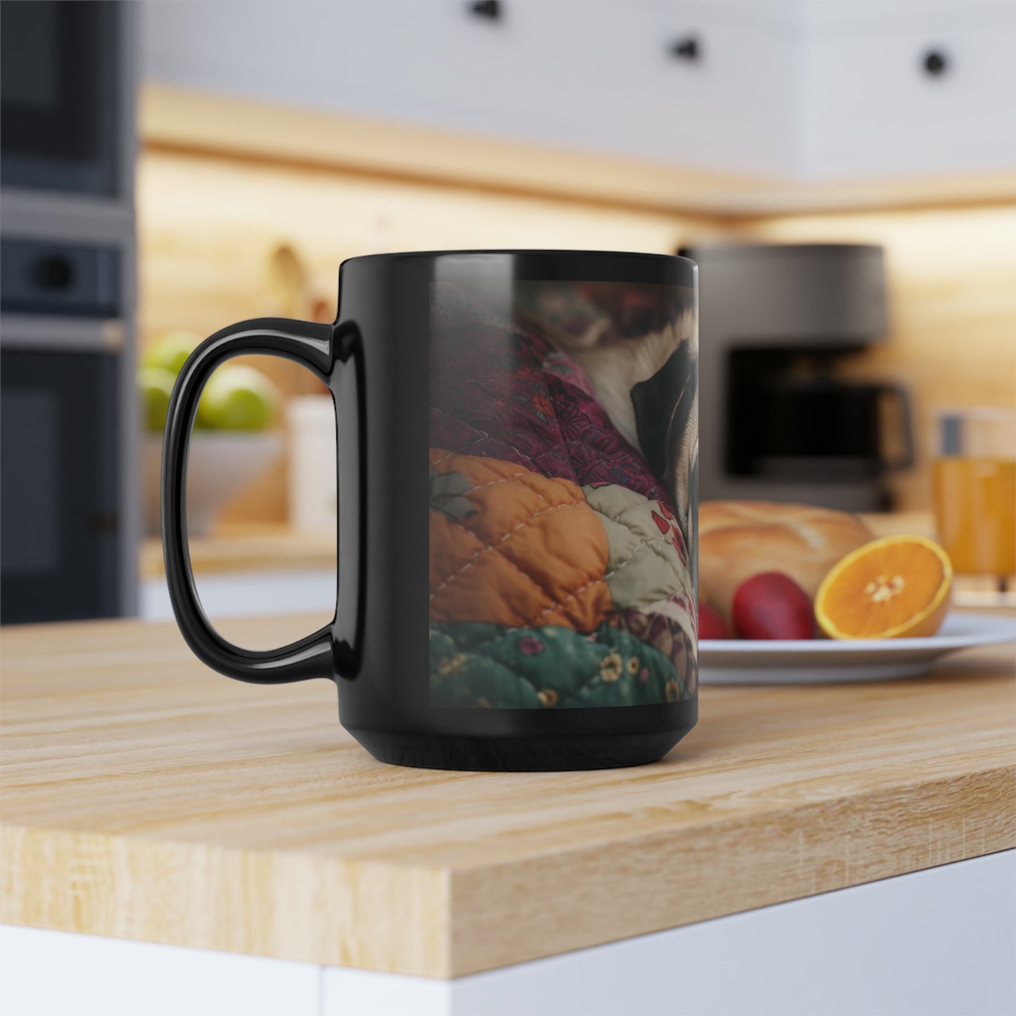Pug Mug - 15oz Black Ceramic