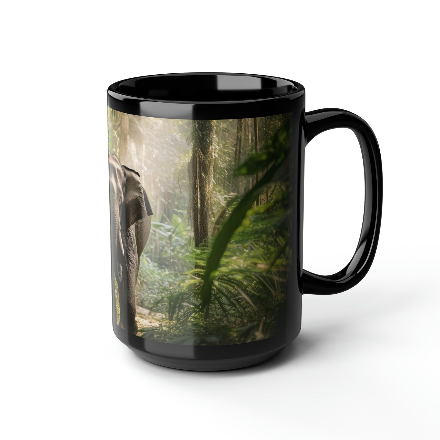 Elephant Mug - 15 oz Ceramic Mug