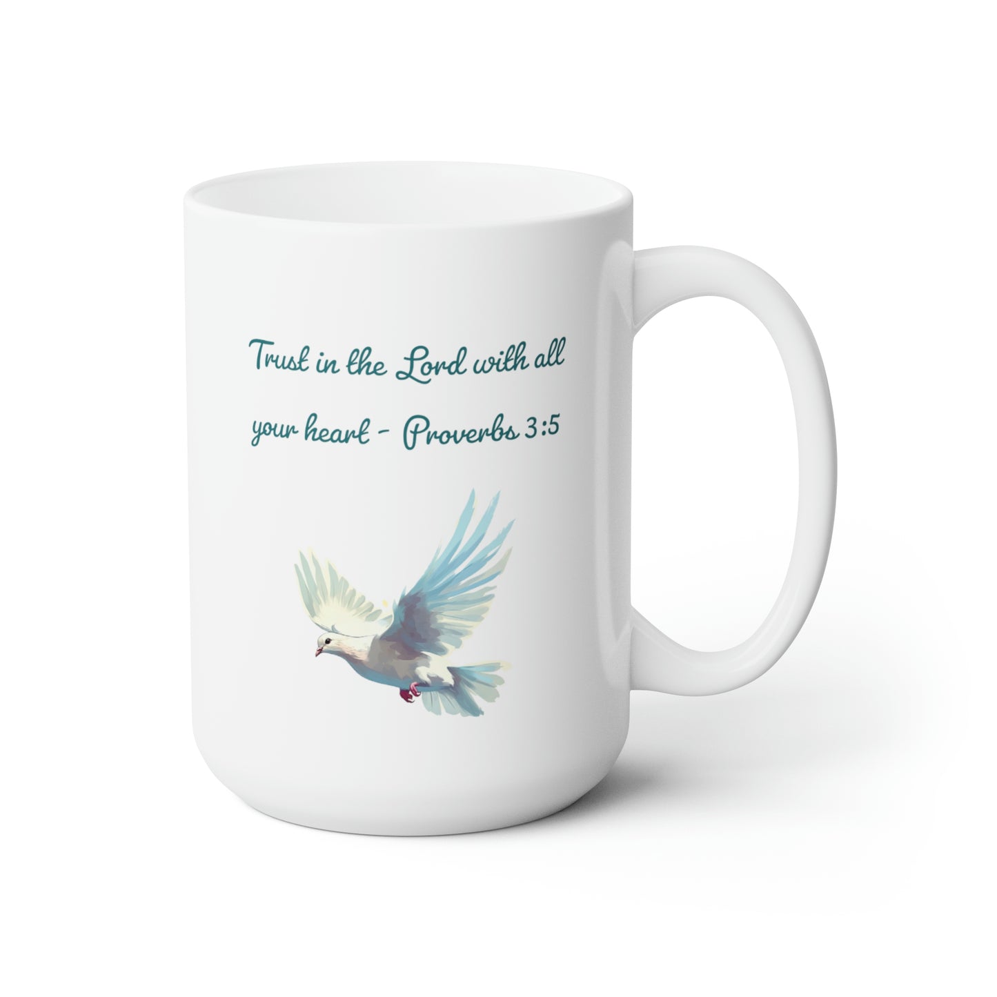 Trust in the Lord, Proverbs 3:5 Mug 15oz