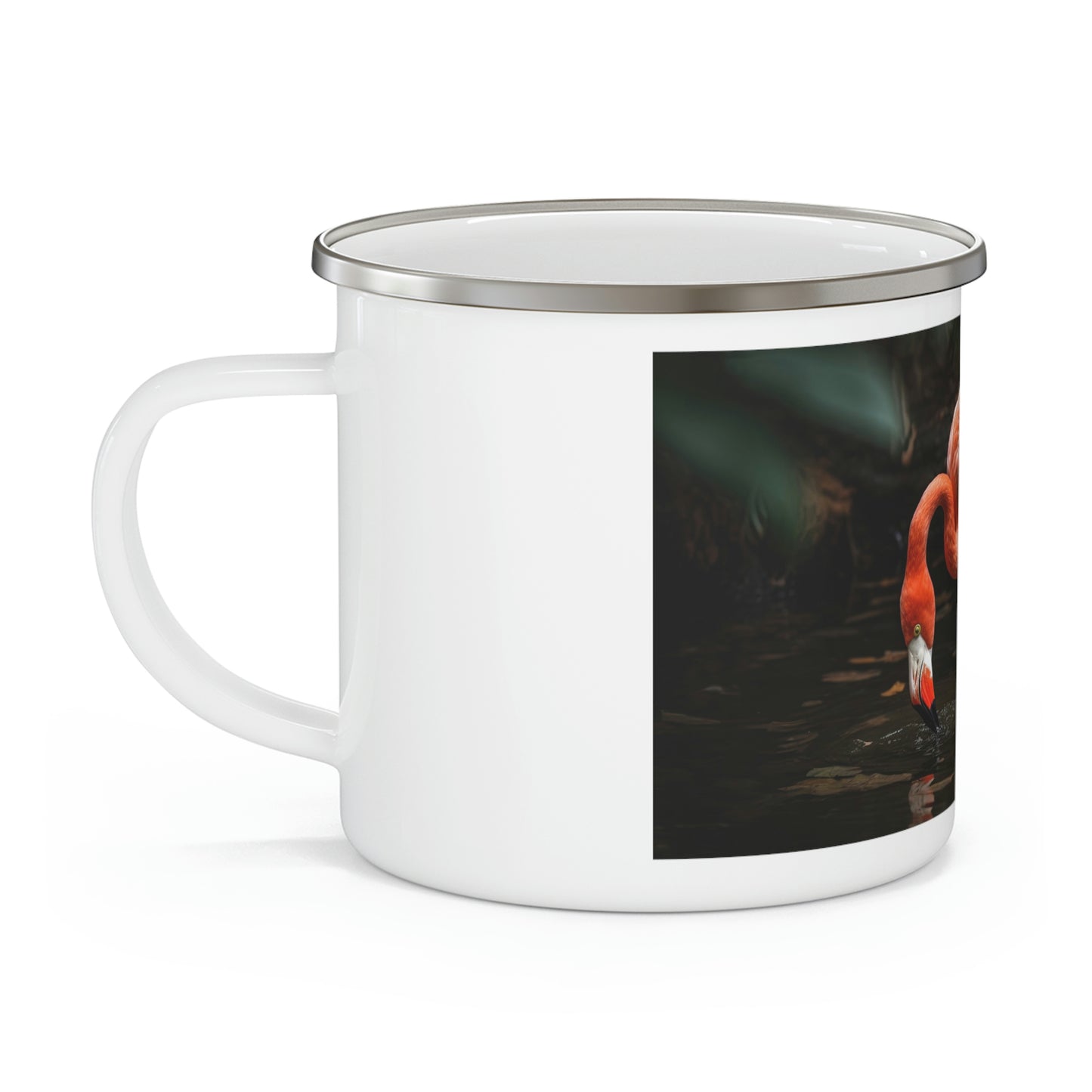 Flamingo Camping Mug, Enamel