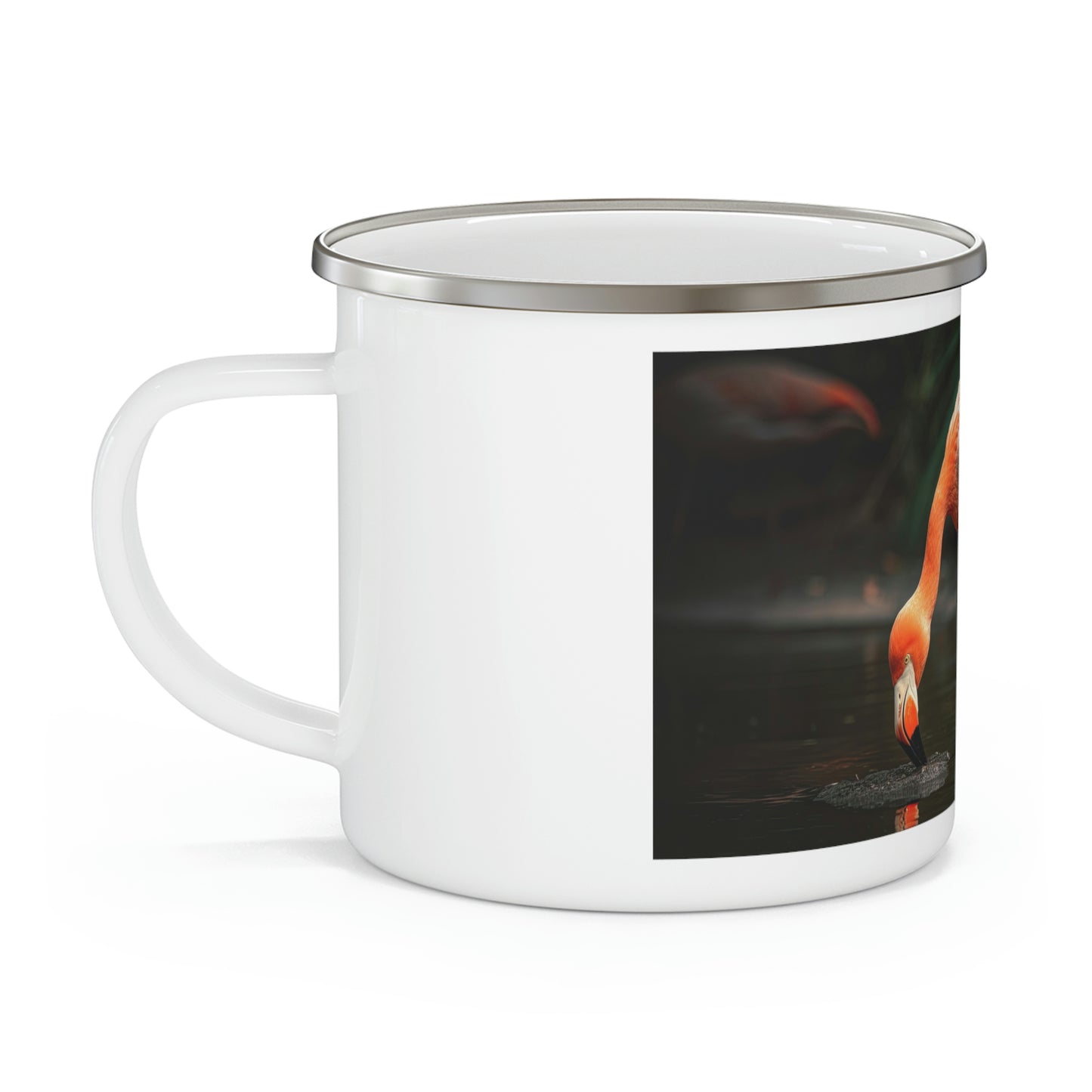 Flamingo Camping Mug, Enamel