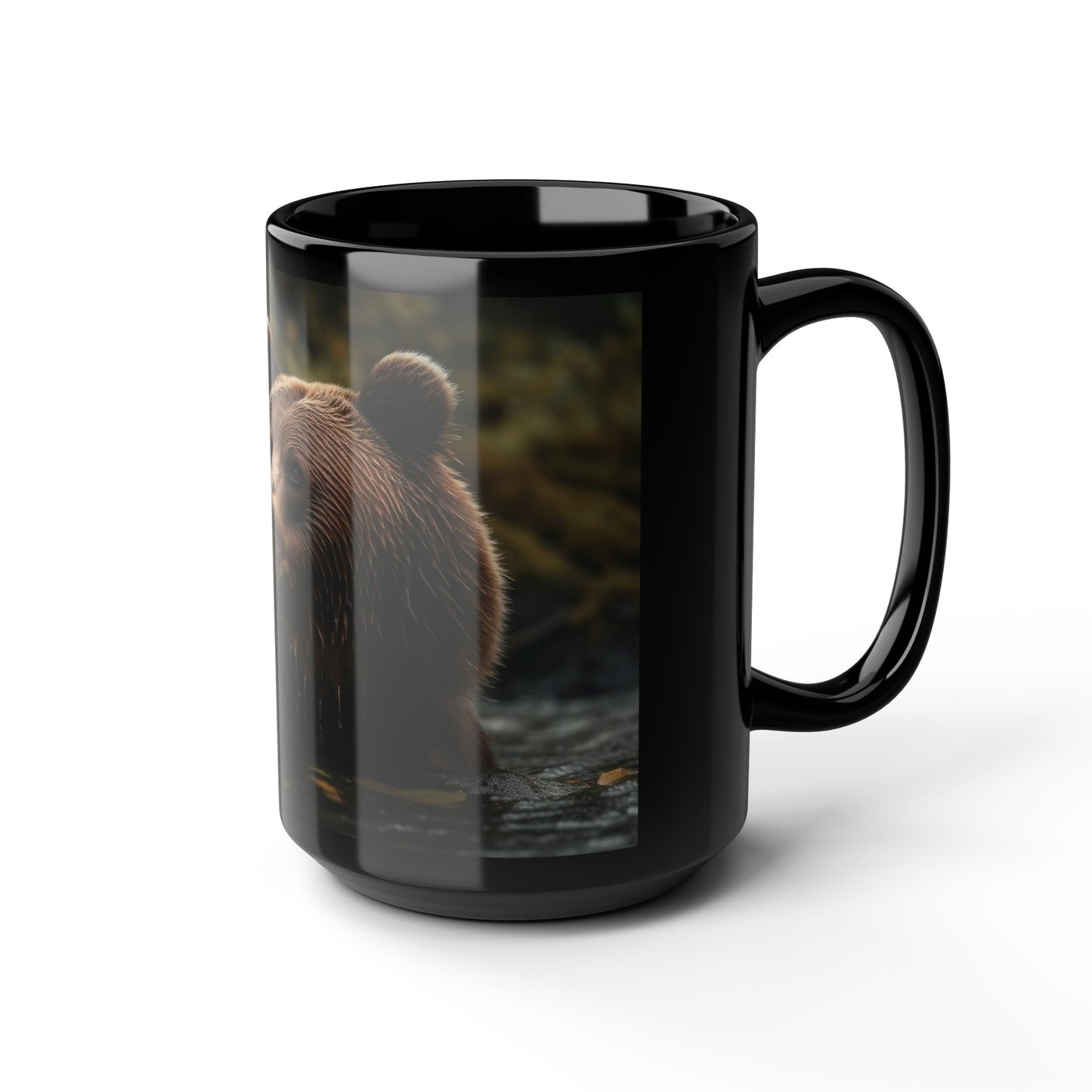 Grizzly Bear Mug - 15 oz Ceramic Mug