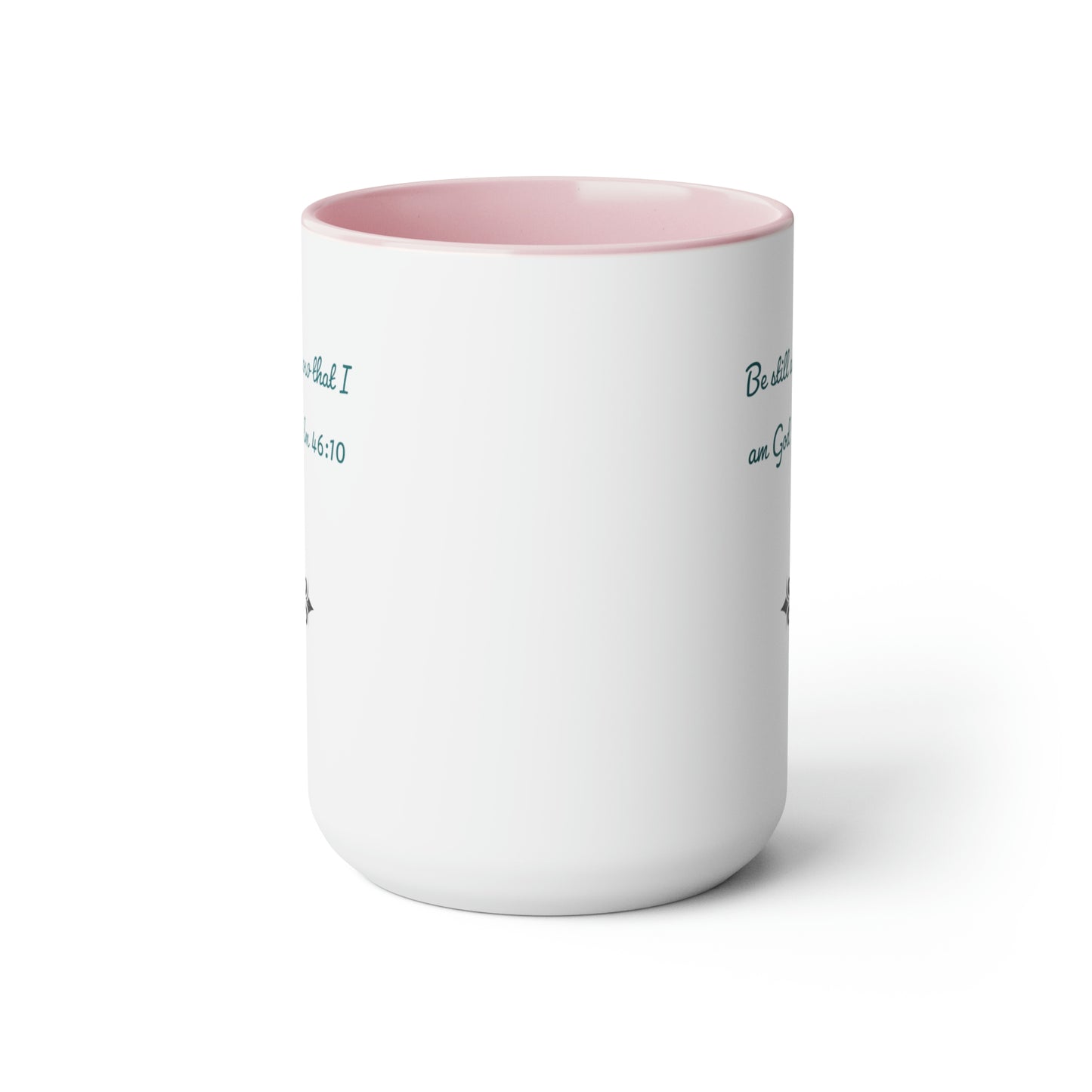 Be Still and Know Coffee Mug, Two-Tone