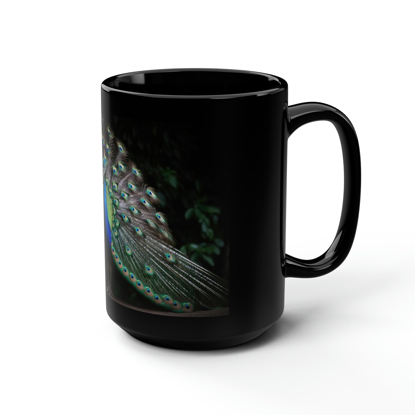 Peacock Mug - 15oz Ceramic Mug