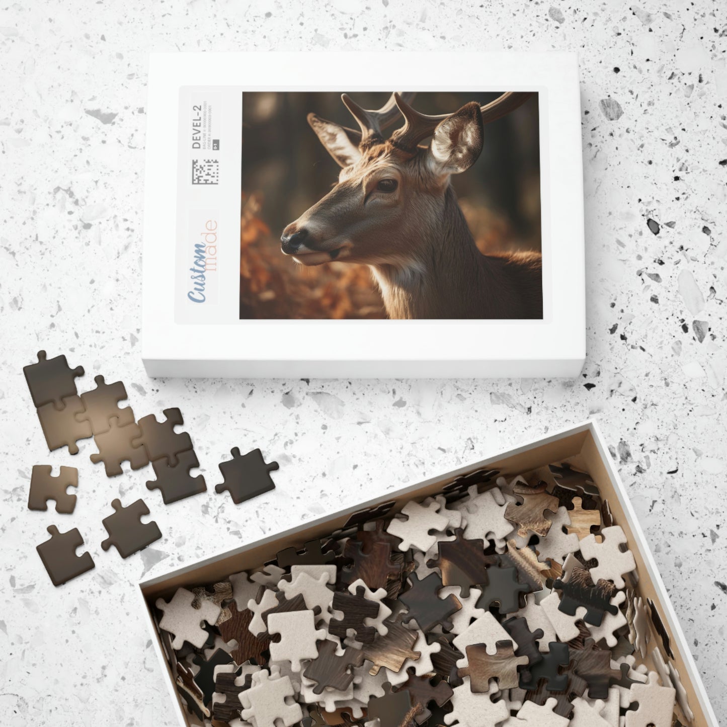 Deer Puzzle (500, 1014-piece)