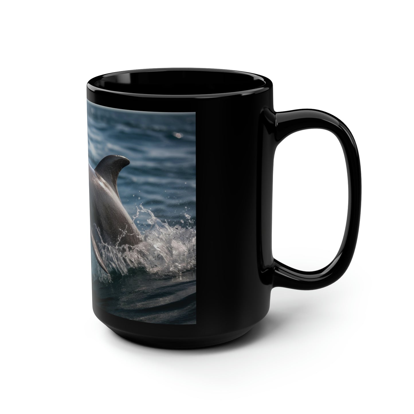 Dolphin Mug - 15 oz Ceramic Mug