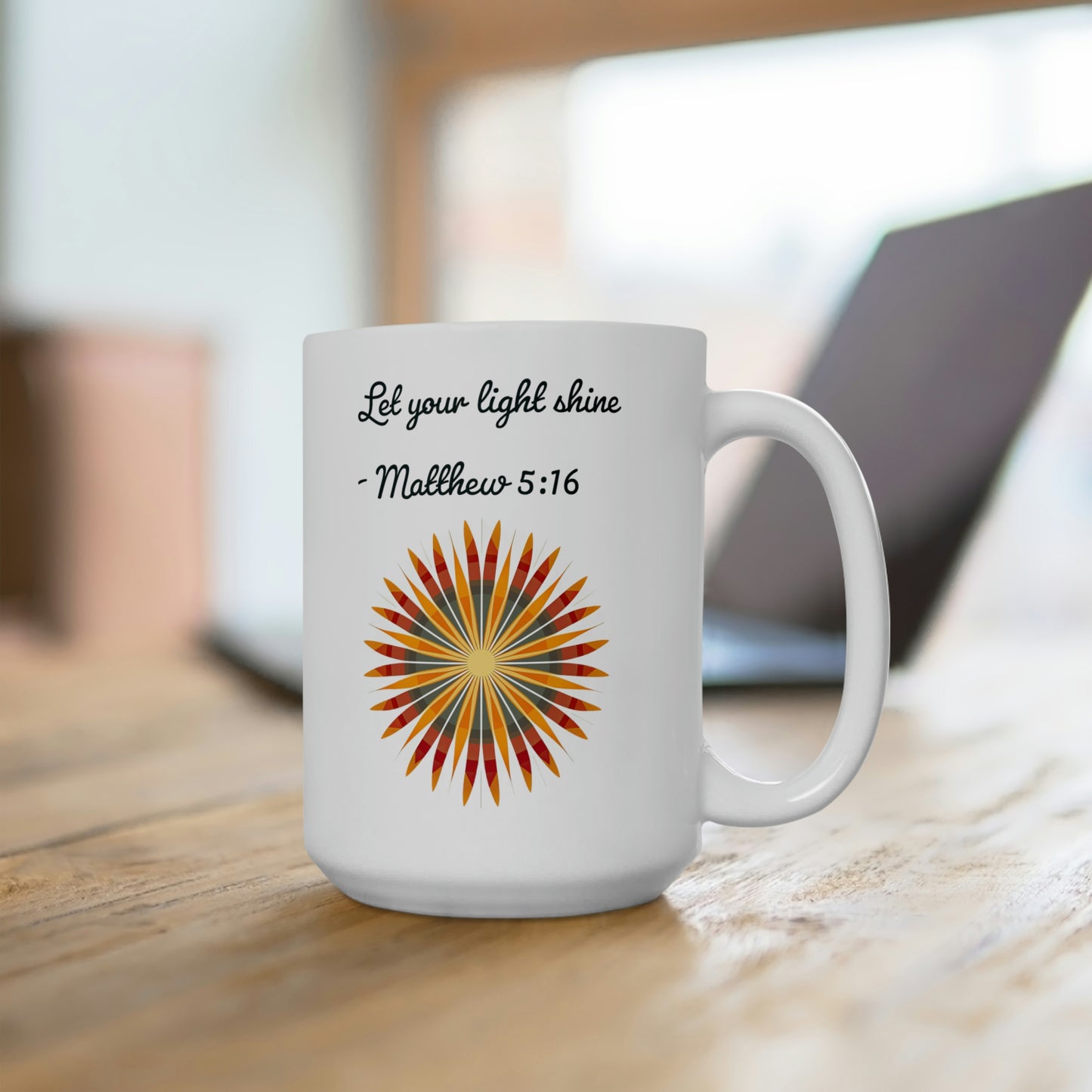 Let Your Light Shine, Mug 15oz