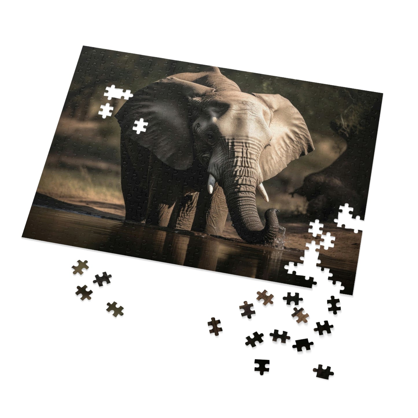 Elephant's Serene Oasis 3 (500, 1000 piece)
