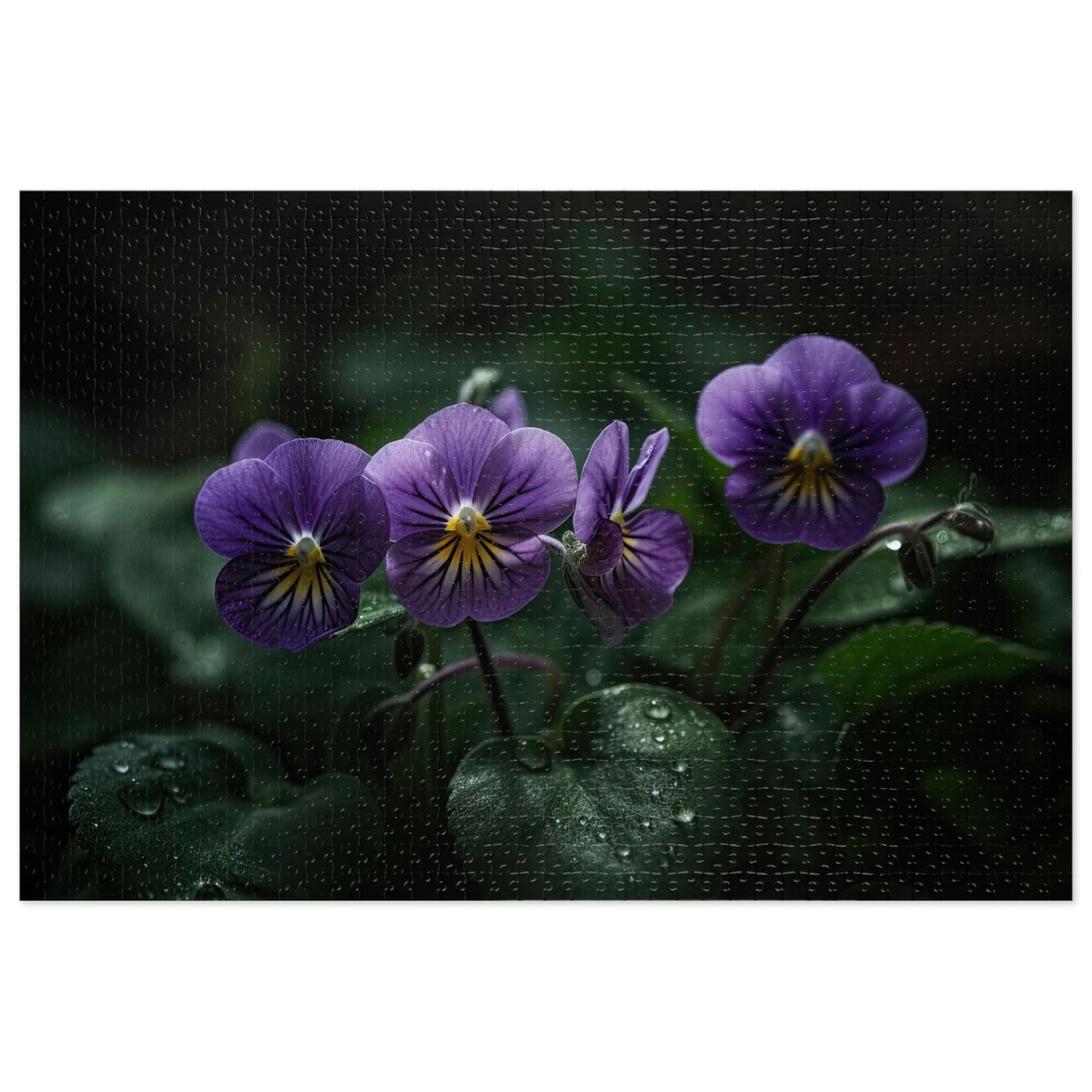 Enchanting Violets 1 Puzzle : (500, 1000 pc)