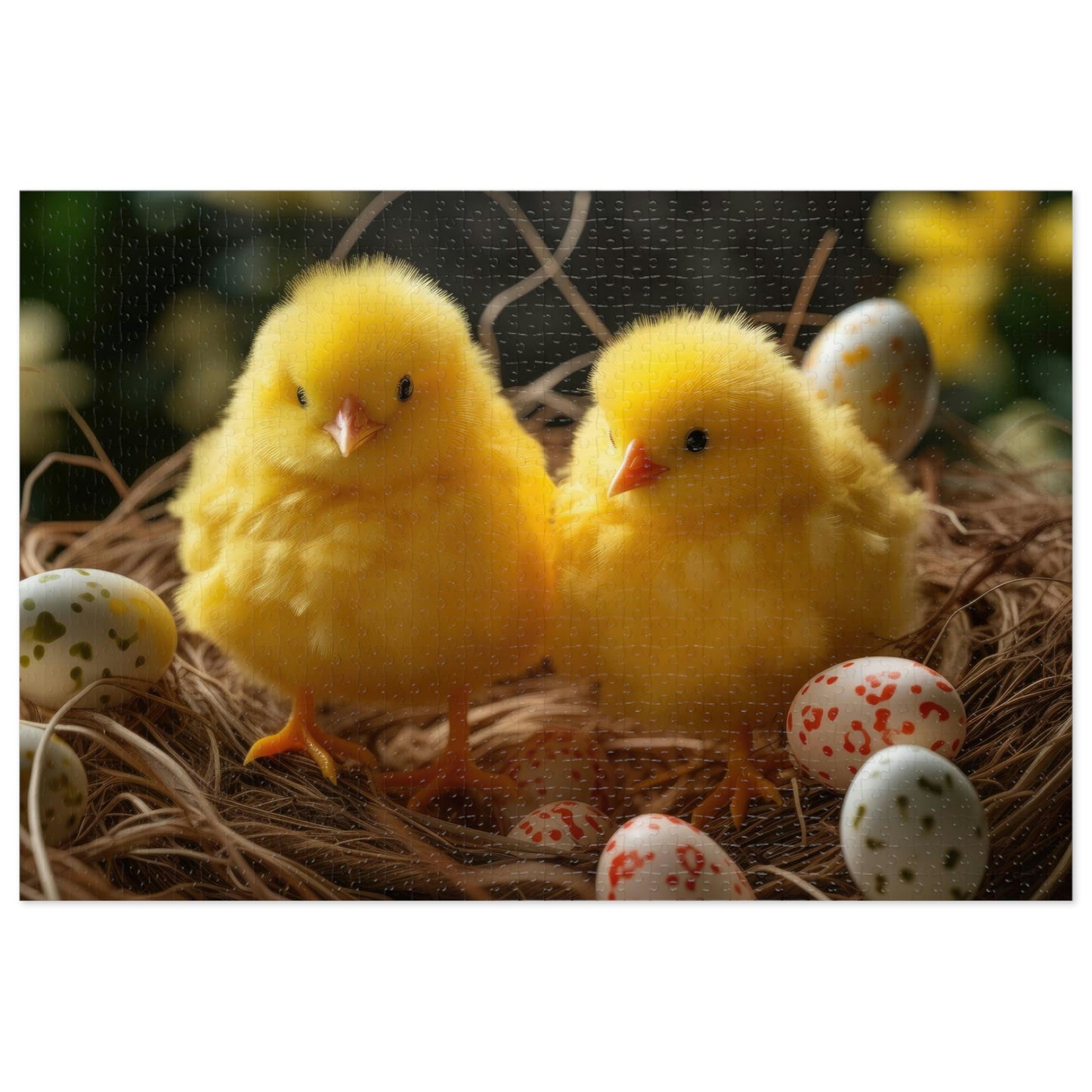 Easter Chicks 2 Puzzle: (500, 1000 pc)