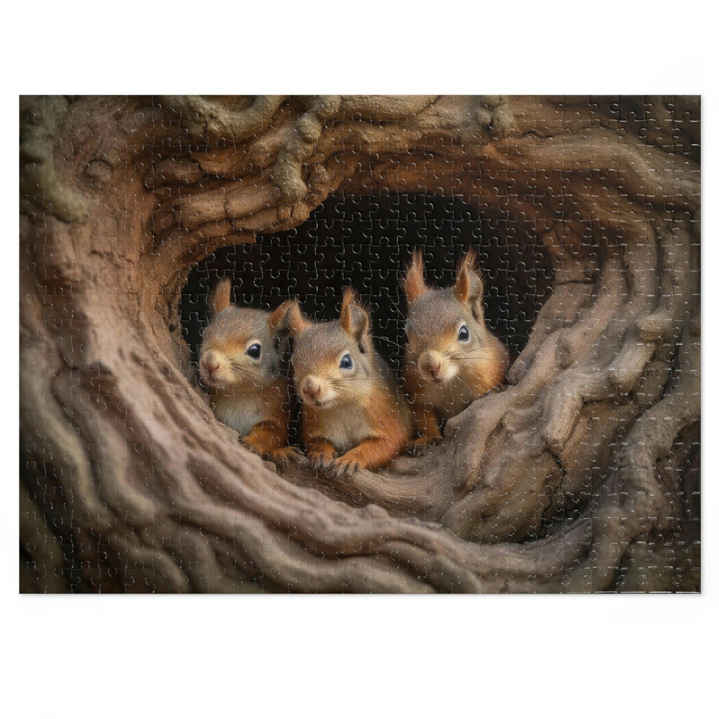Squirrel's Charming Family 4 (500, 1000 pc)