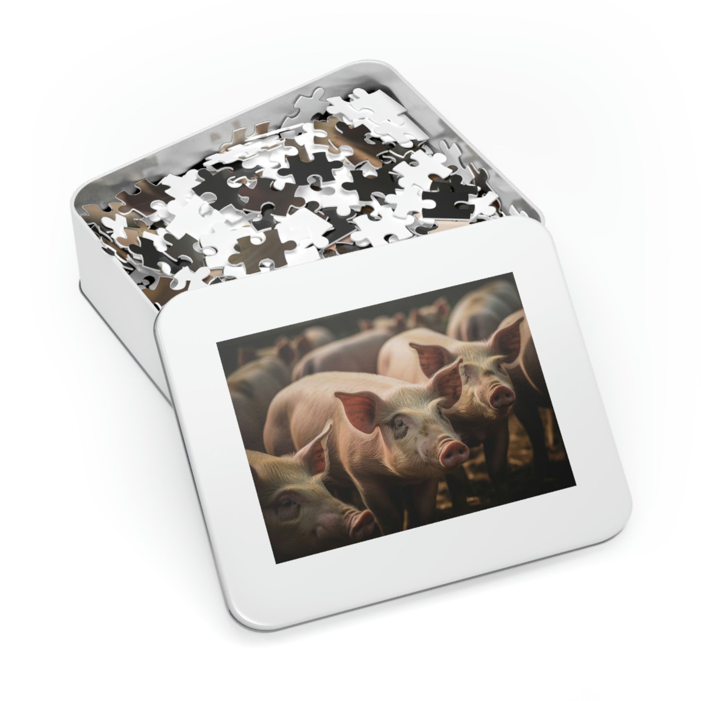 Pigs 3 Puzzle: (500, 1000 piece)
