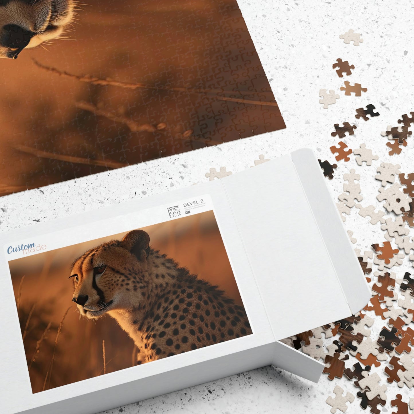 cheetah puzzle box