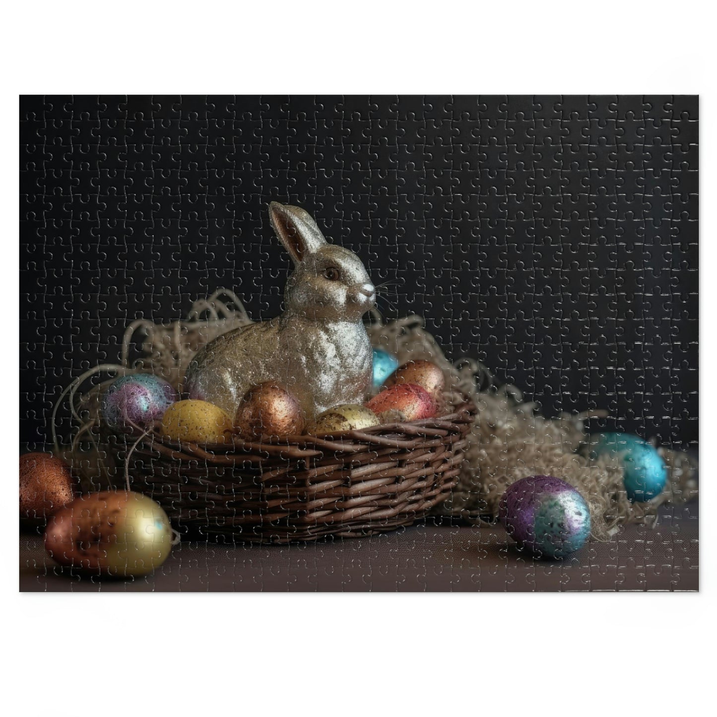 Whimsical Easter Bunny Puzzle 1 (500, 1000 pc)