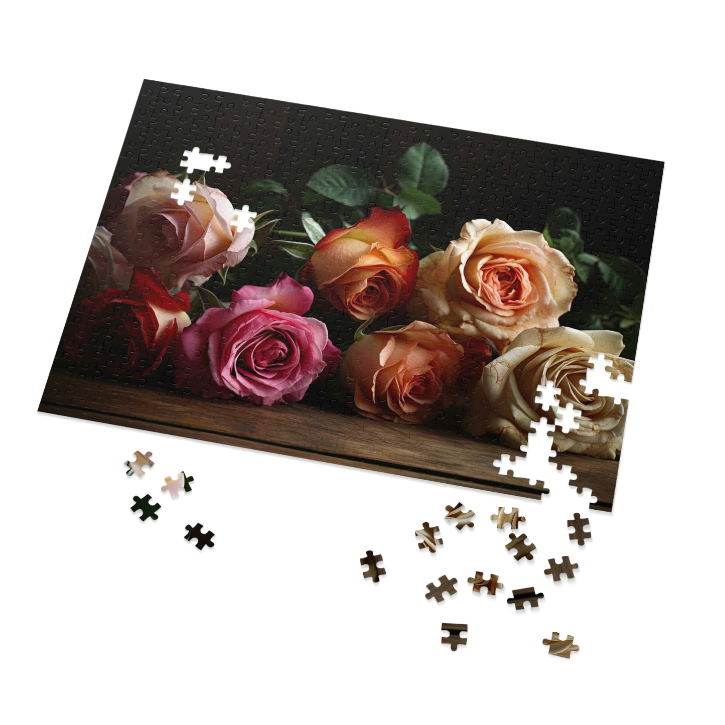 Timeless Roses 4 Puzzle:  (500, 1000 piece)