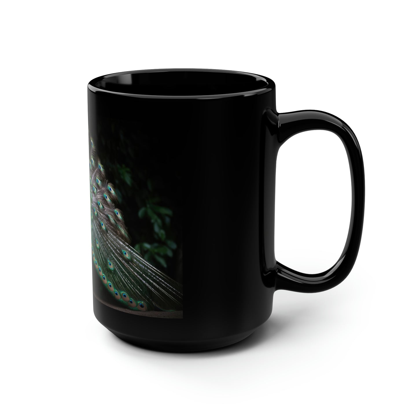 Peacock Mug - 15oz Ceramic Mug
