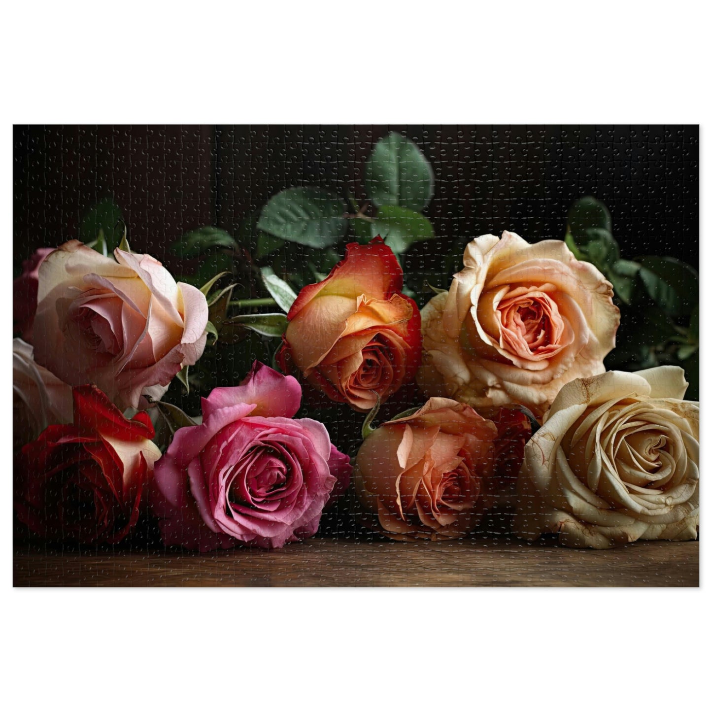 Timeless Roses 4 Puzzle:  (500, 1000 piece)
