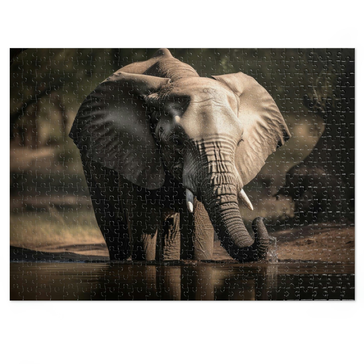 Elephant's Serene Oasis 3 (500, 1000 piece)